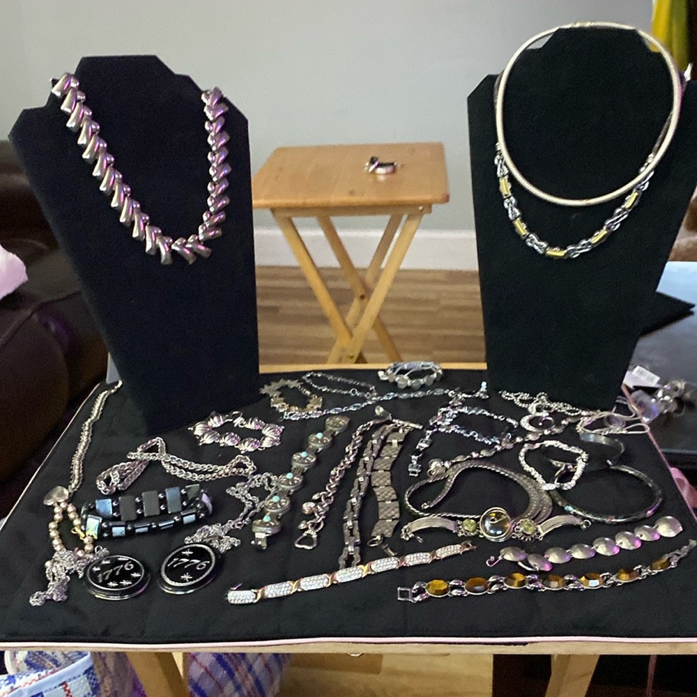 Lot of necklaces and bracelets